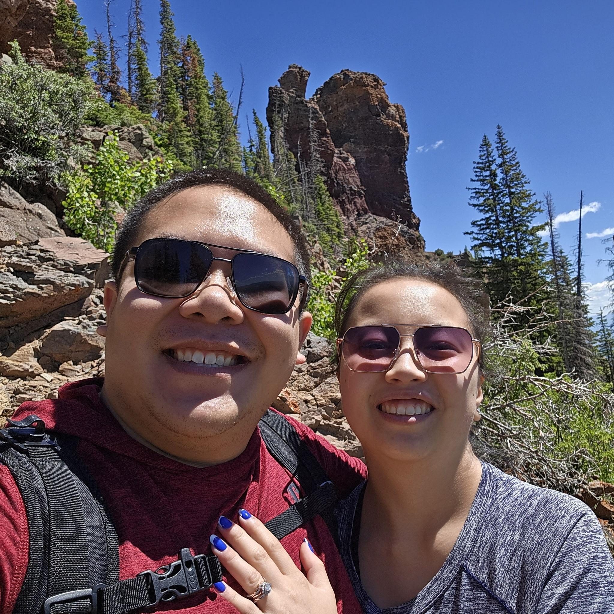 I didn't fall off a cliff after proposing
~ John