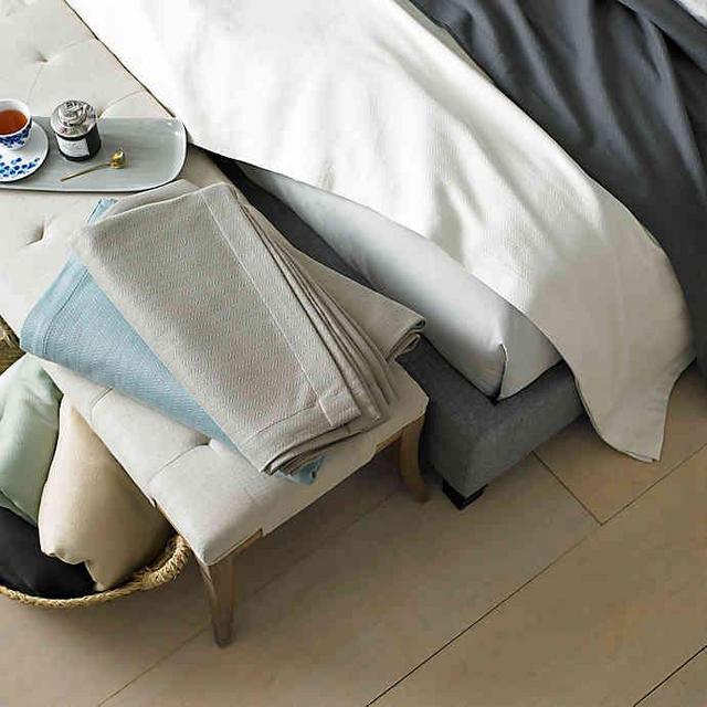 White Wamsutta® MICRO COTTON® Dream Zone® King Blanket