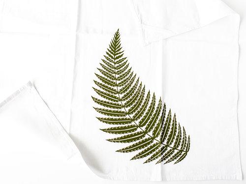 Fern Flour Sack Towel, Bird Mafia