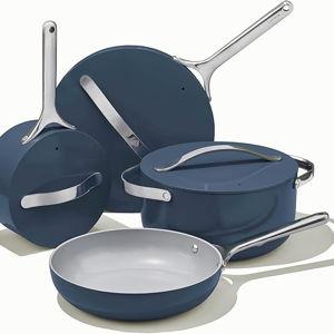 Caraway Nonstick Ceramic Cookware Set (12 Piece) Navy