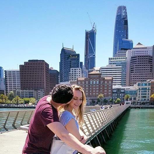 Enjoying some time in the San Francisco sunshine while Ashley's parents were in town visiting