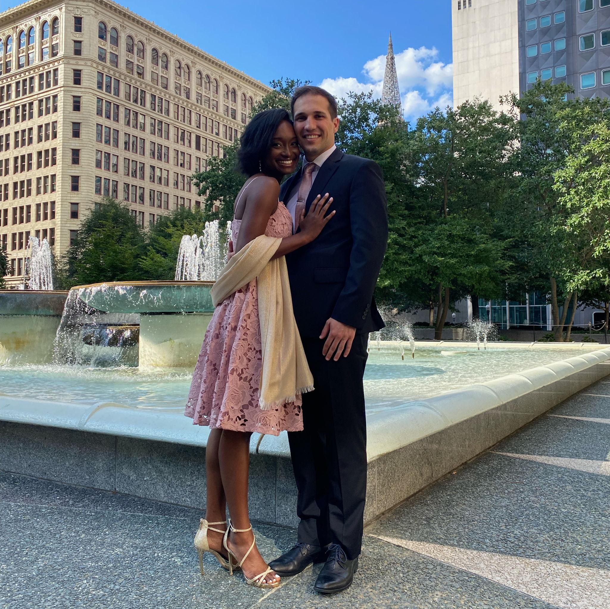 Katherine and Michael's wedding in Pittsburgh, July 2022.