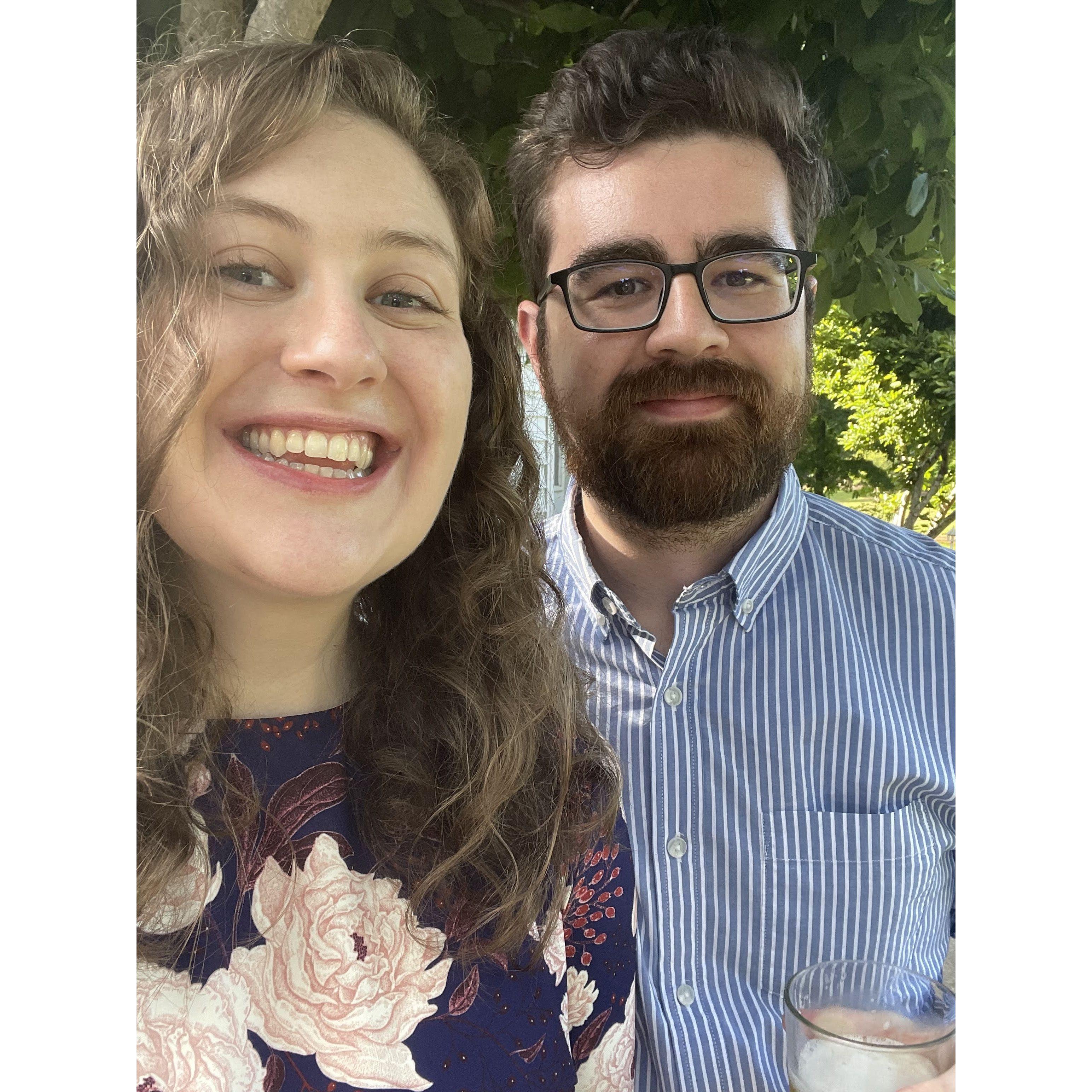 Celebrating a wedding!