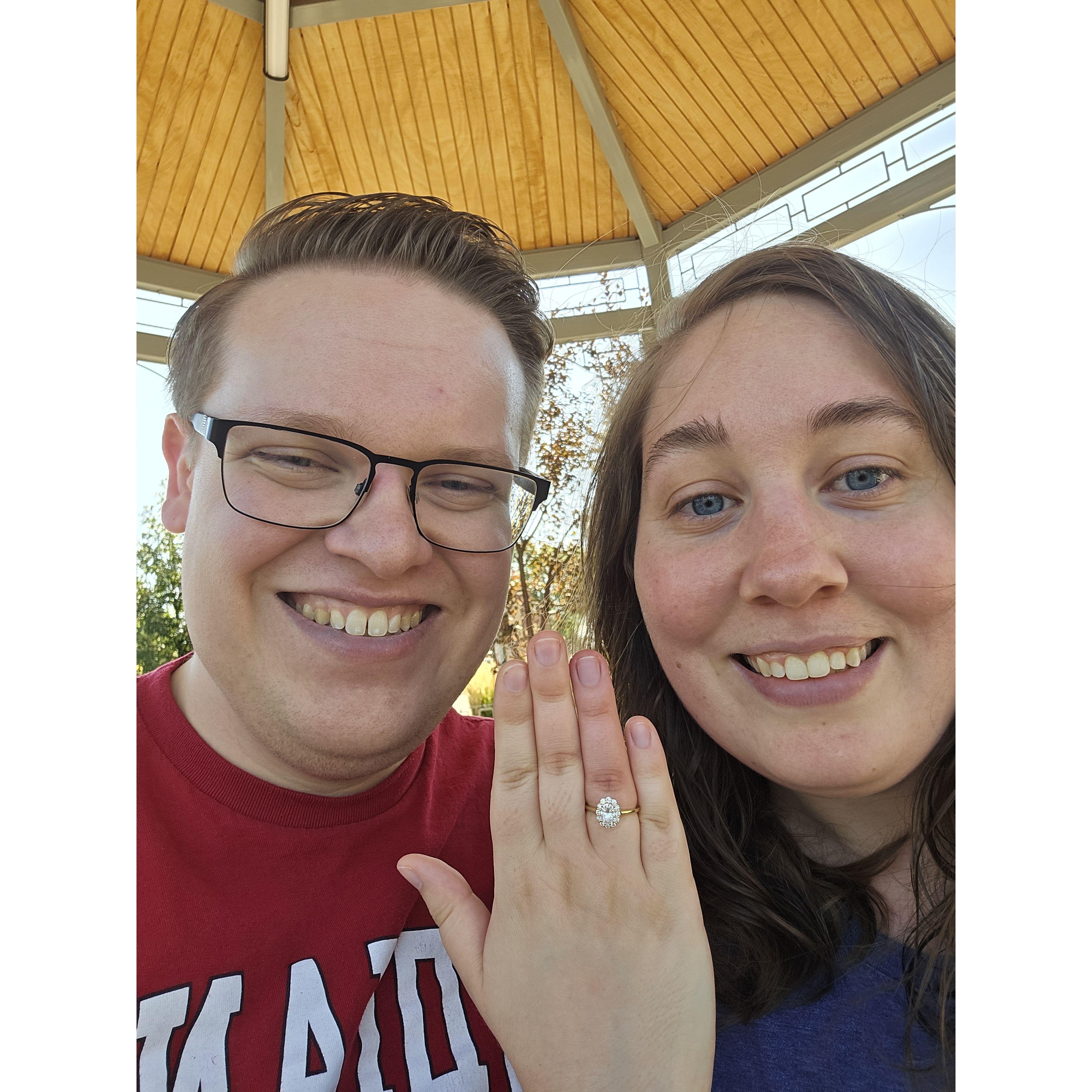 She said yes!