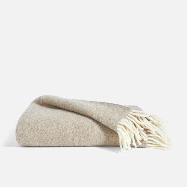 Pure Wool Throw Blanket