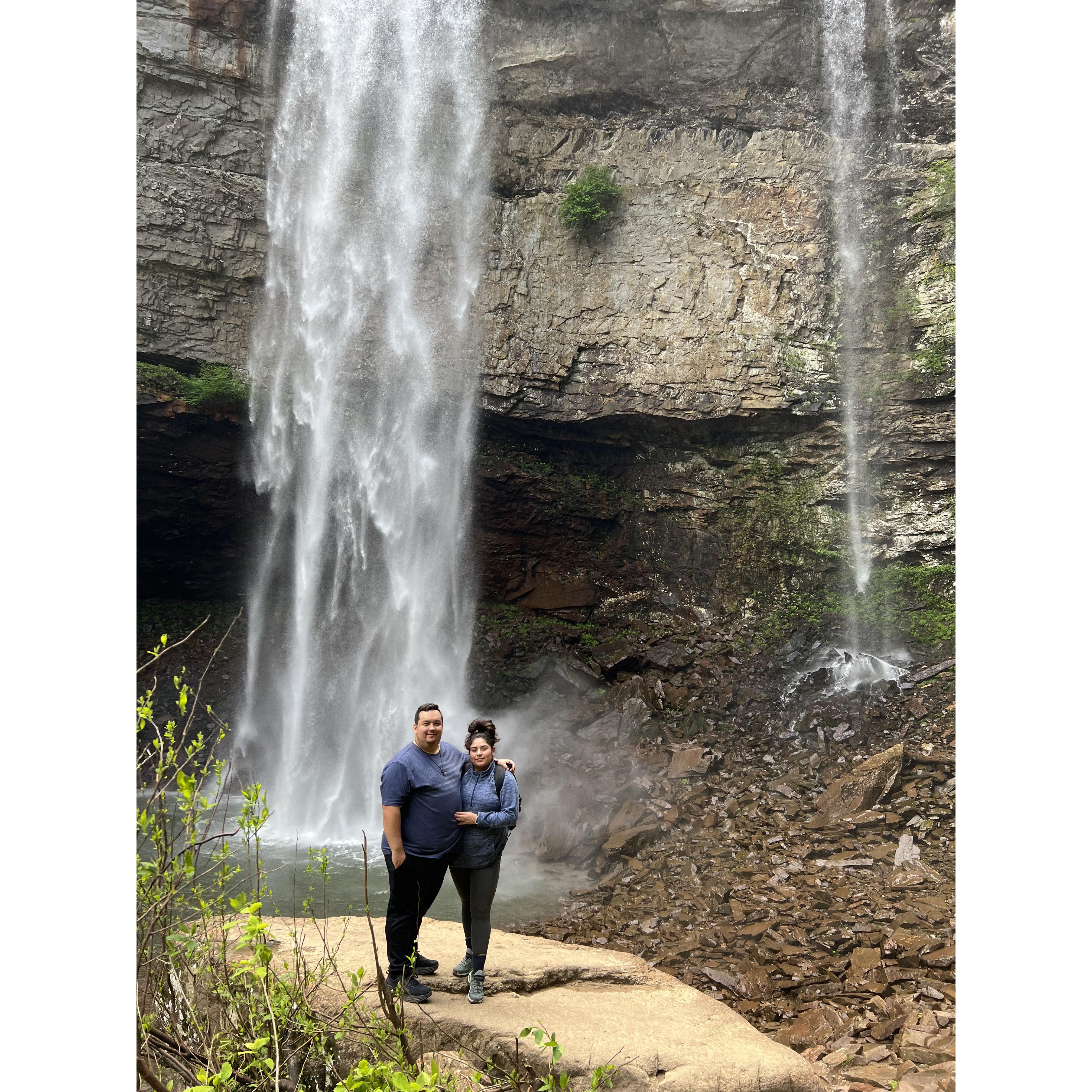 Waterfalls hike in Tennessee