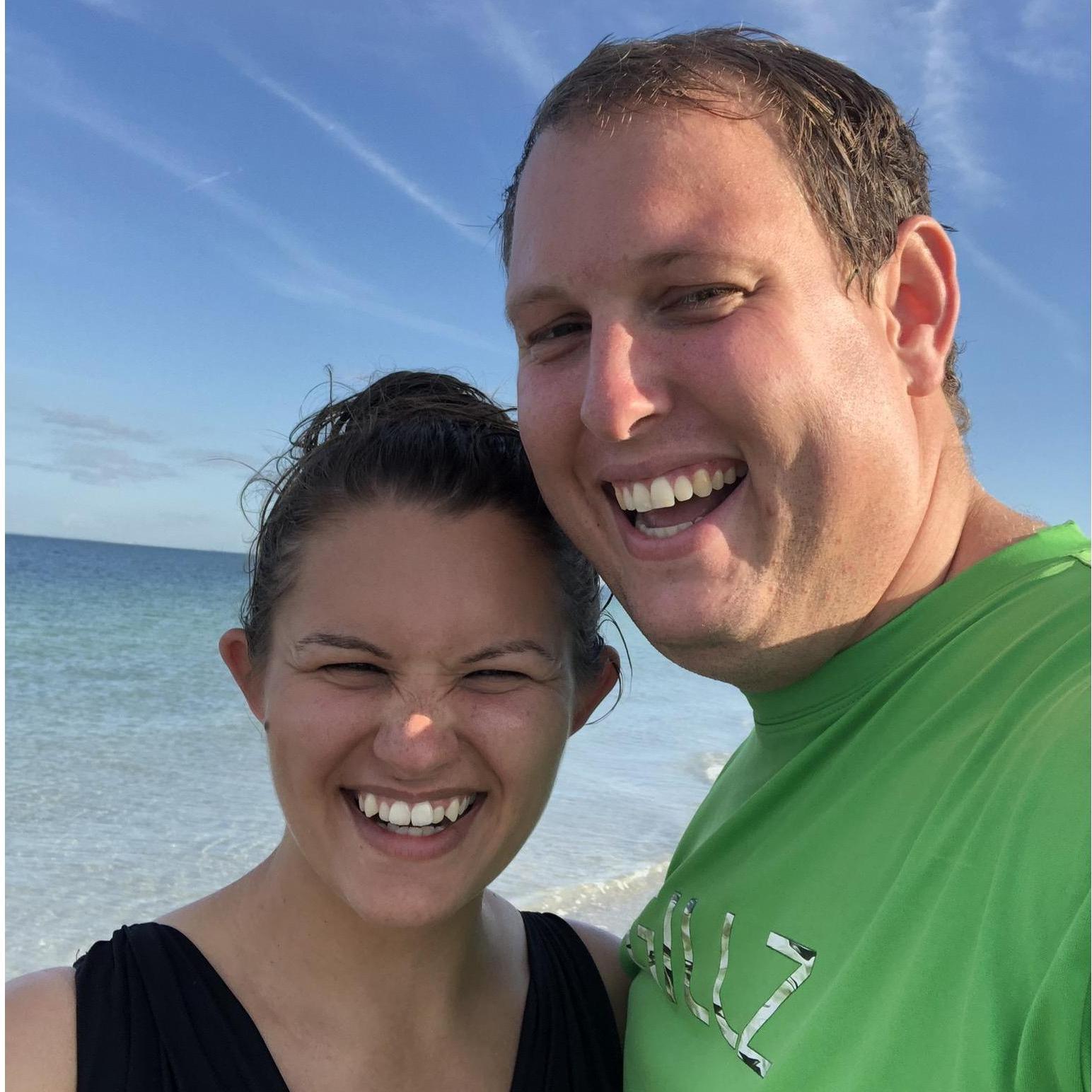 He took me to Egmont Key, and we went exploring around the island. He finally built up the courage to hold my hand after we took this picture and convinced me to be his girlfriend that day too.