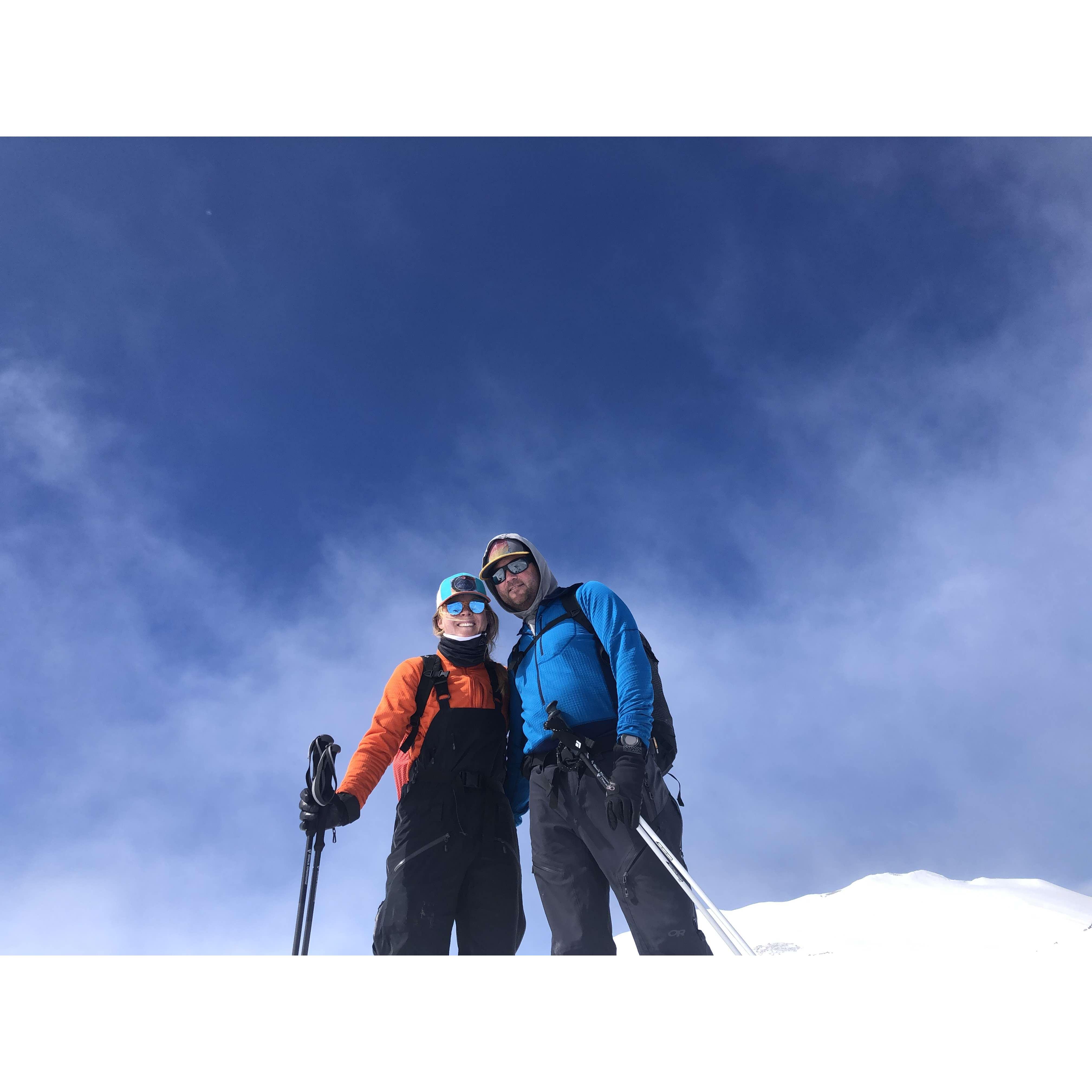 One of our many days spent skiing in the San Juans