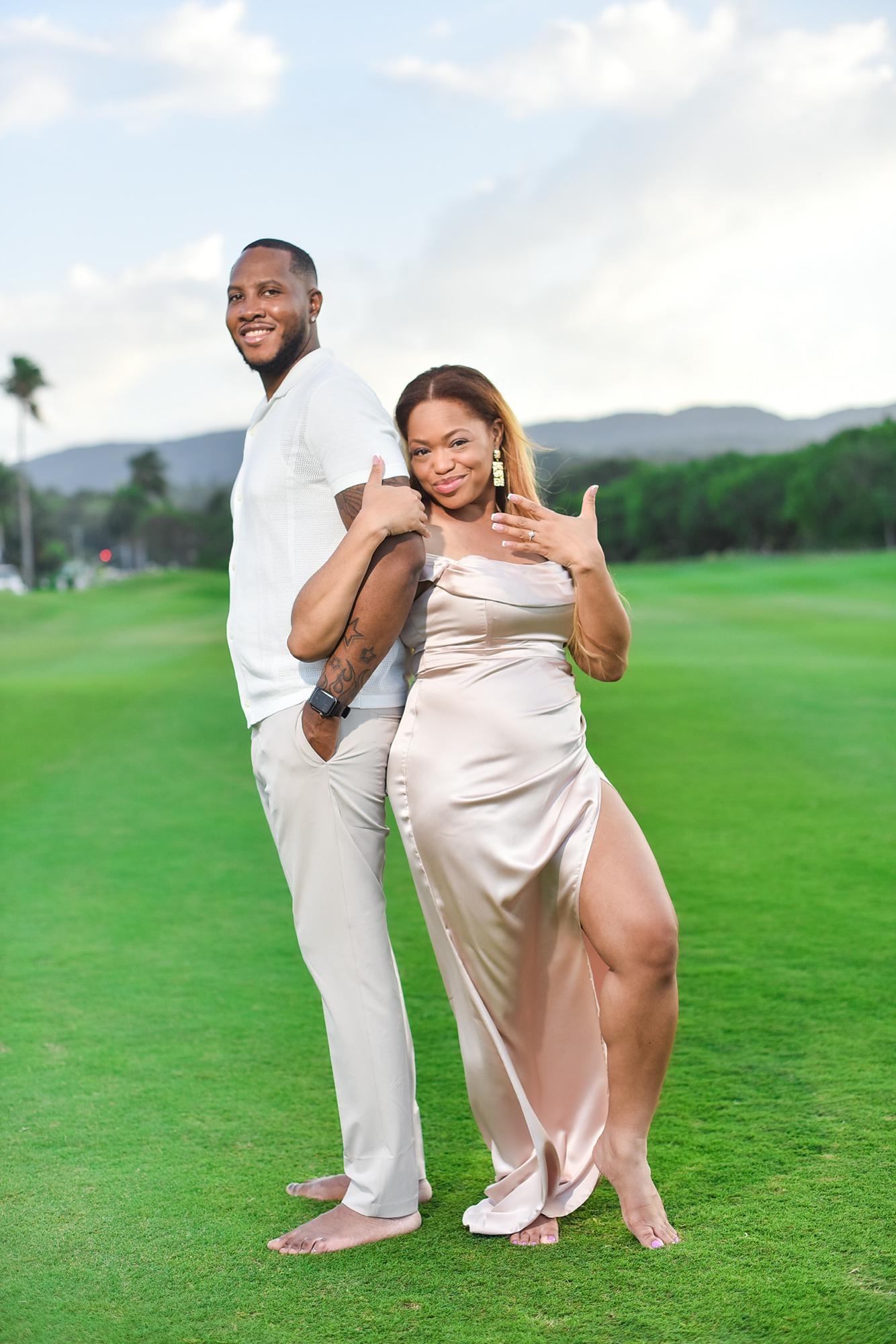 We had our engagement shoot done at our host resort, Hilton Rose Hall Resort and Spa in Montego Bay, Jamaica!