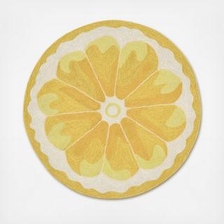 Liora Manne Frontporch Lemon Slice Indoor/Outdoor Round Mat