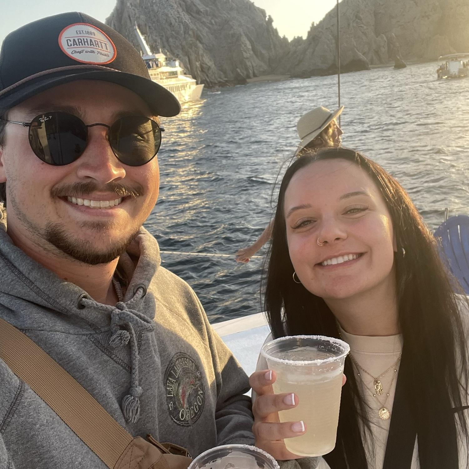 Sunset cruise in Cabo!