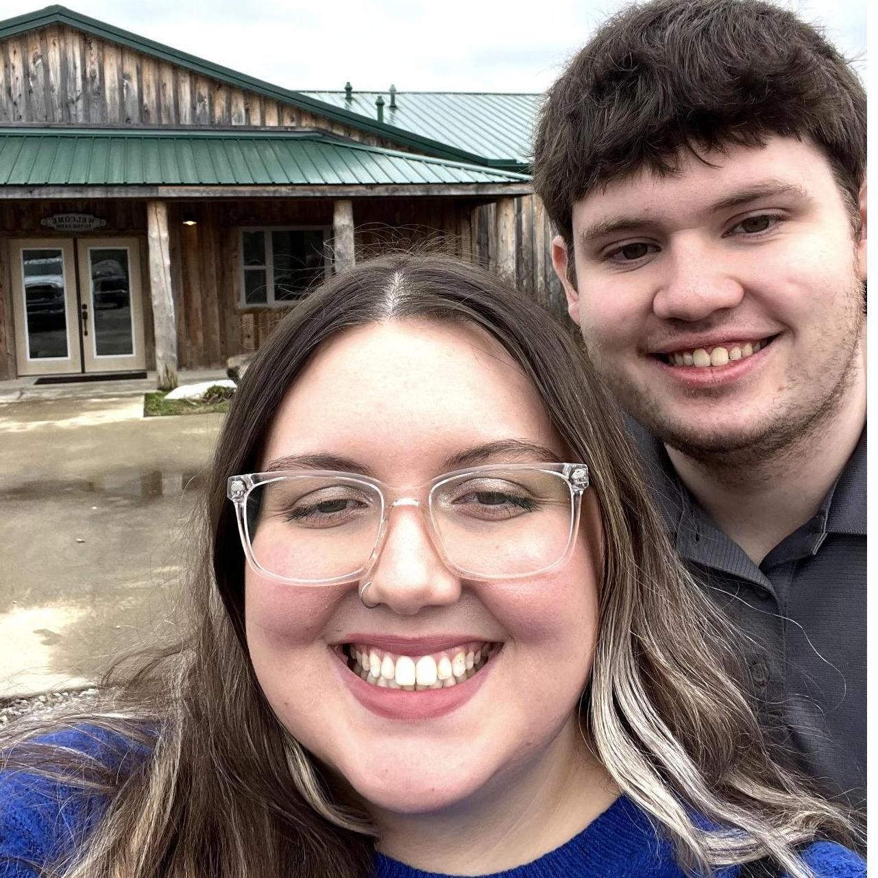 This was taken the day we snuck off and signed the contract for the Venue without telling anyone. 2025