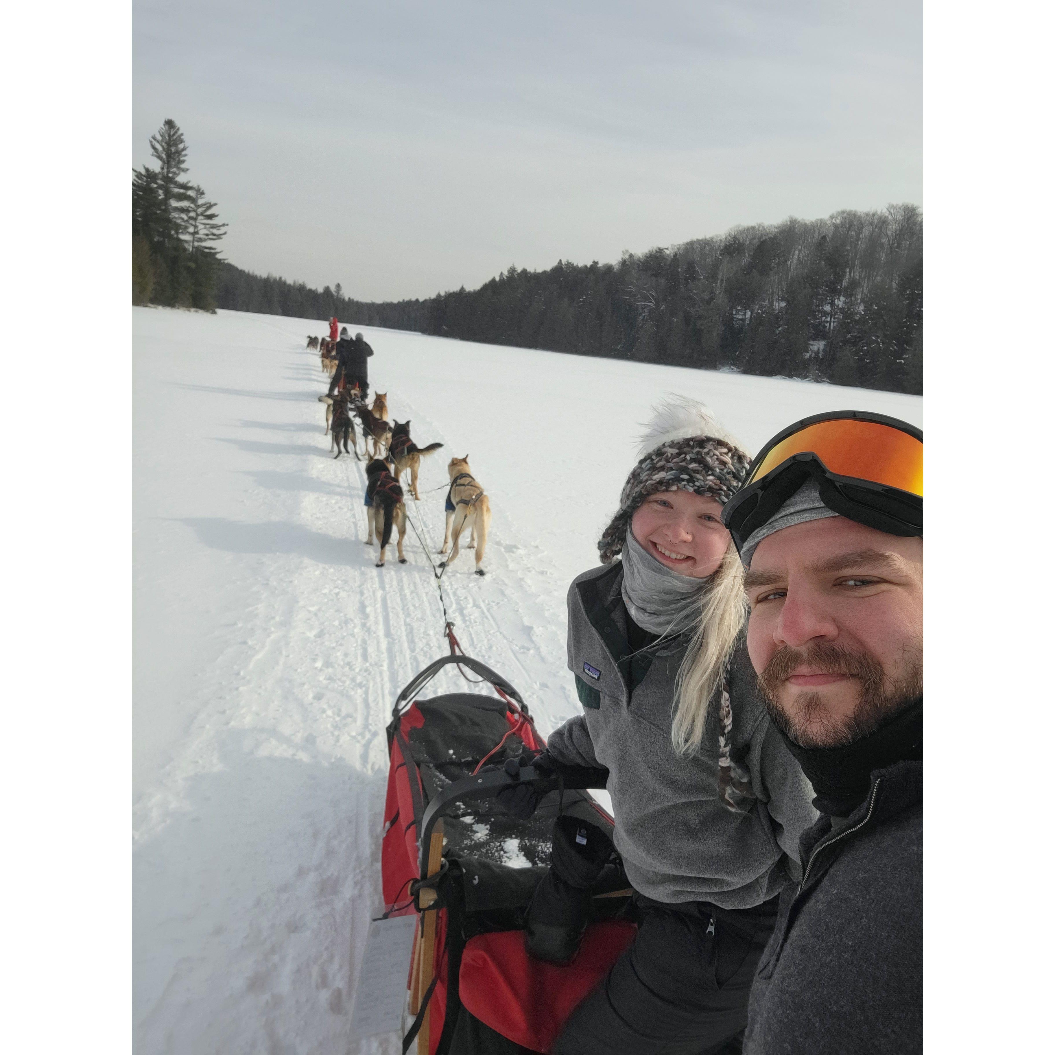 A 3 day dog-sledding trip in Algonquin Provincial Park, Ontario.
