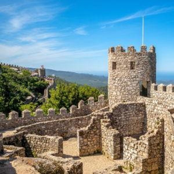 Visit to Moorish Castle in Sintra, Portugal