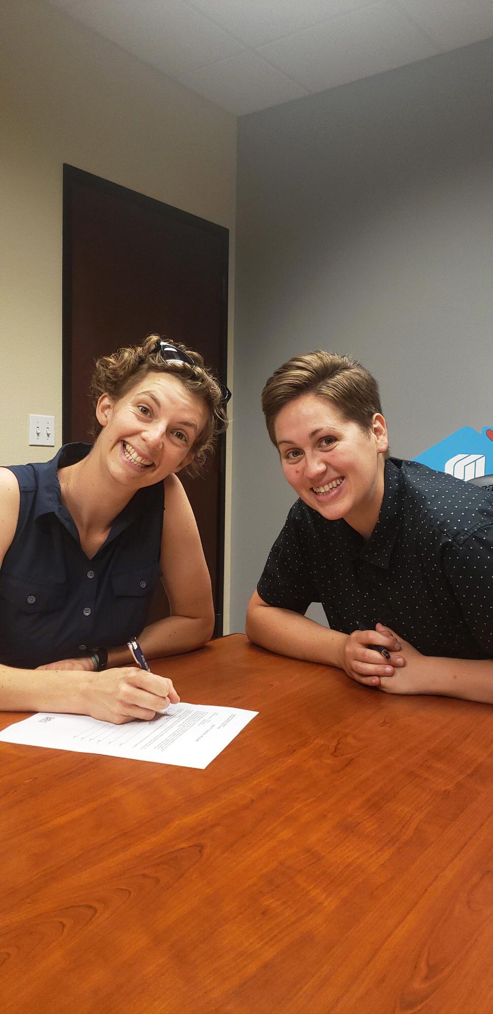 Signing for our first home!