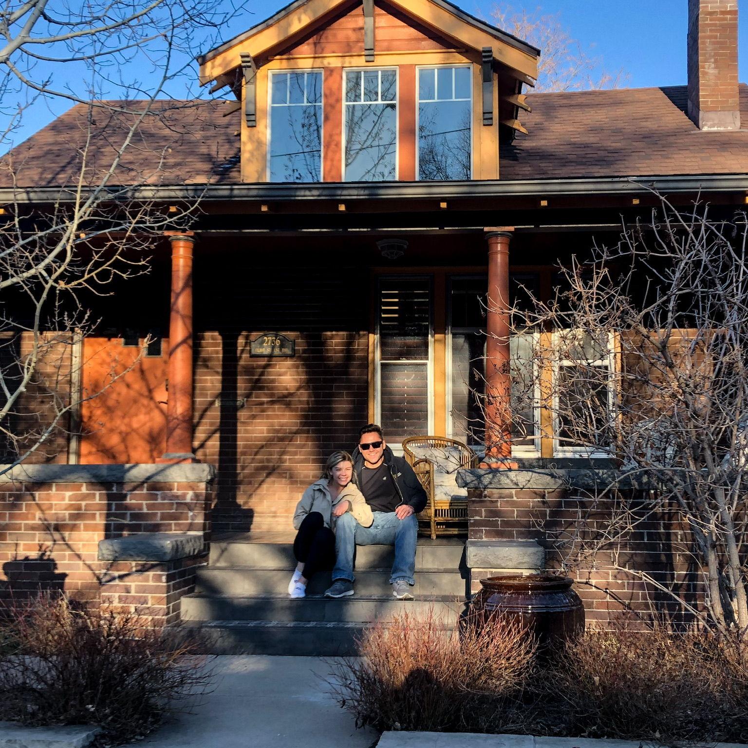 This house in Denver was where we officially moved in together