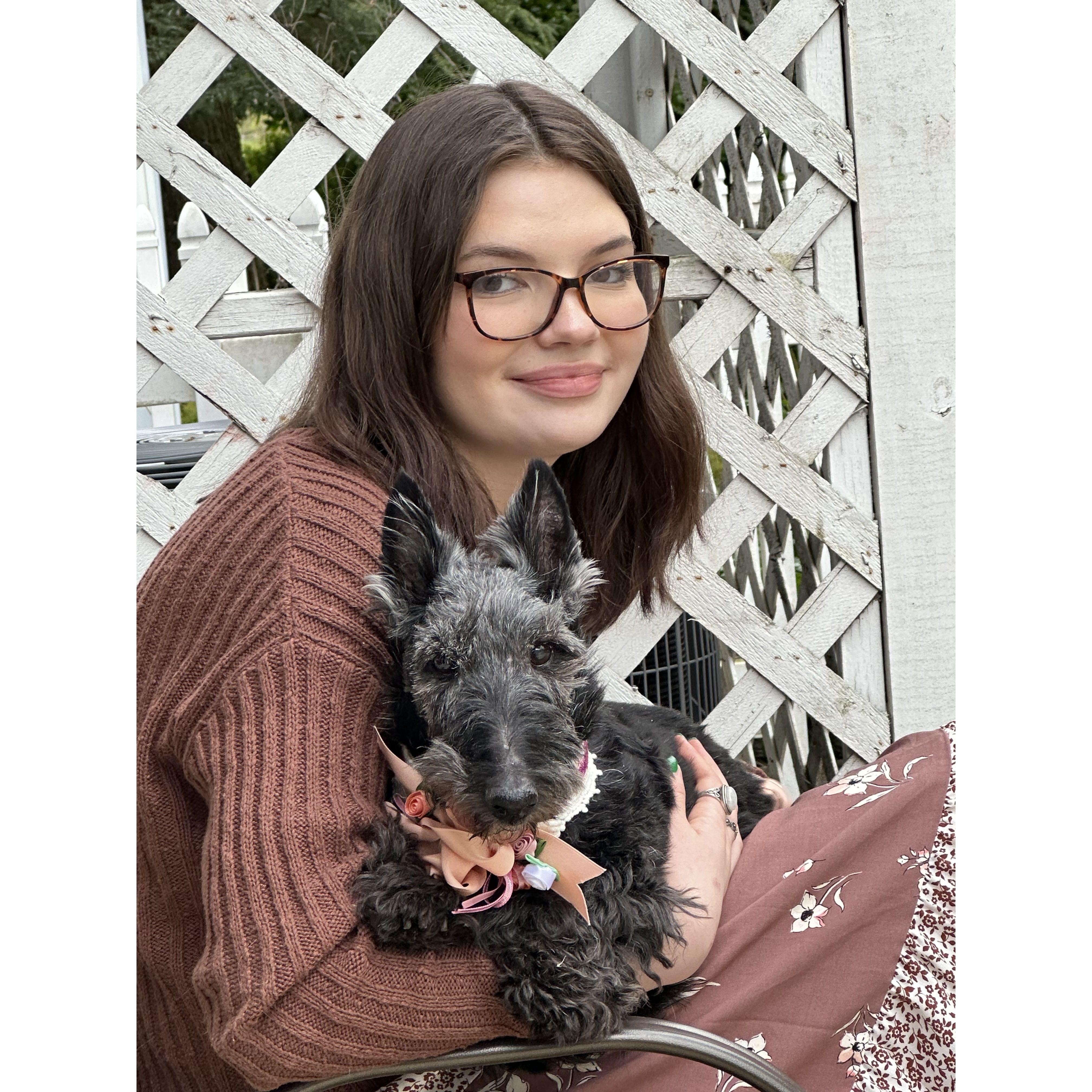 Tallie with Ms. Emily