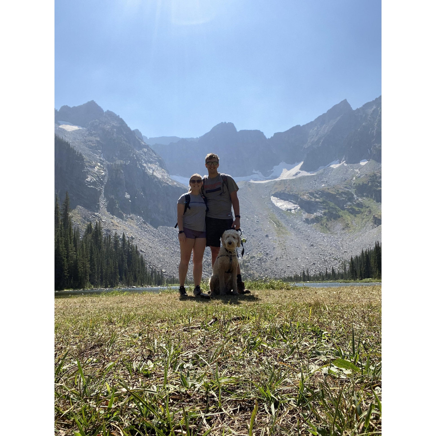 Engagement hike in the Crazy Mountains!