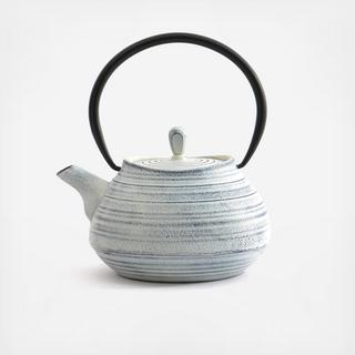 Cast Iron Stripe Teapot