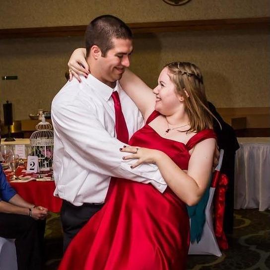 One of our favorite older pictures of us :) Taken at a friend's wedding