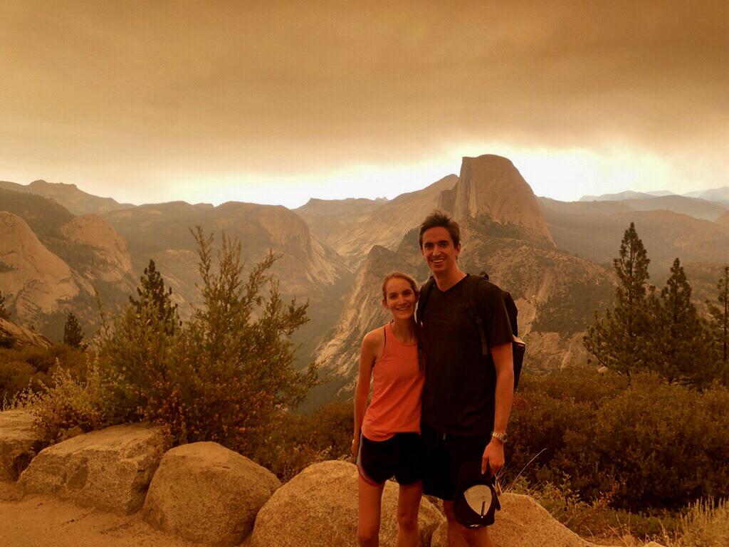 Fire skies in Yosemite