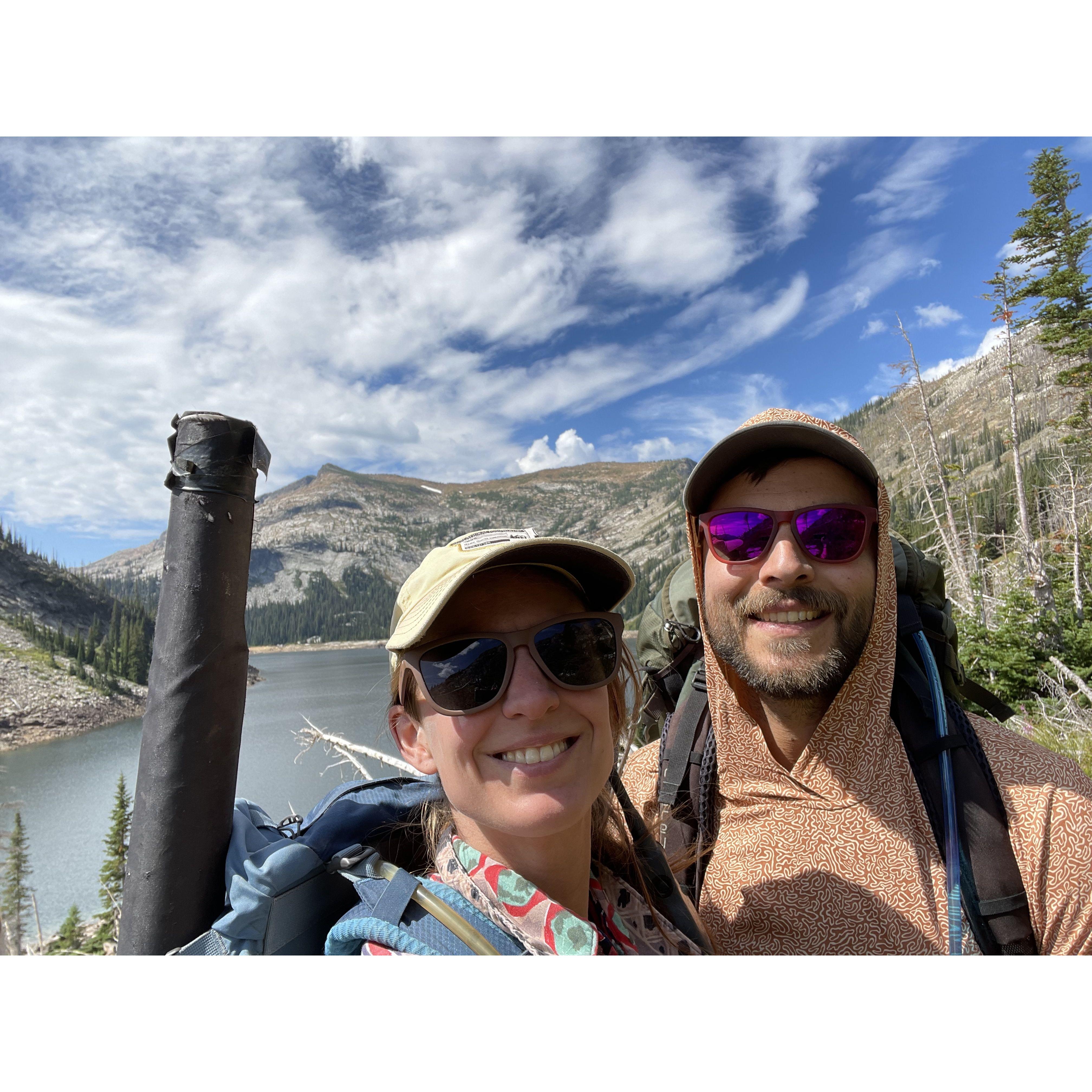 We got engaged on this trip to Bass Lake in the Bitterroot!