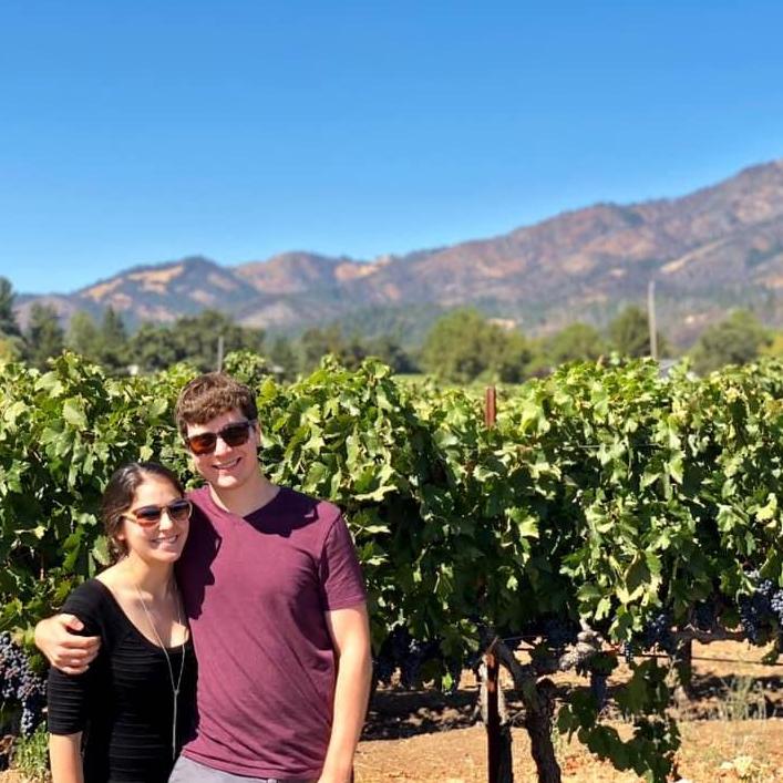 Wine tasting in Sonoma! Taken by the best man, Ateev!