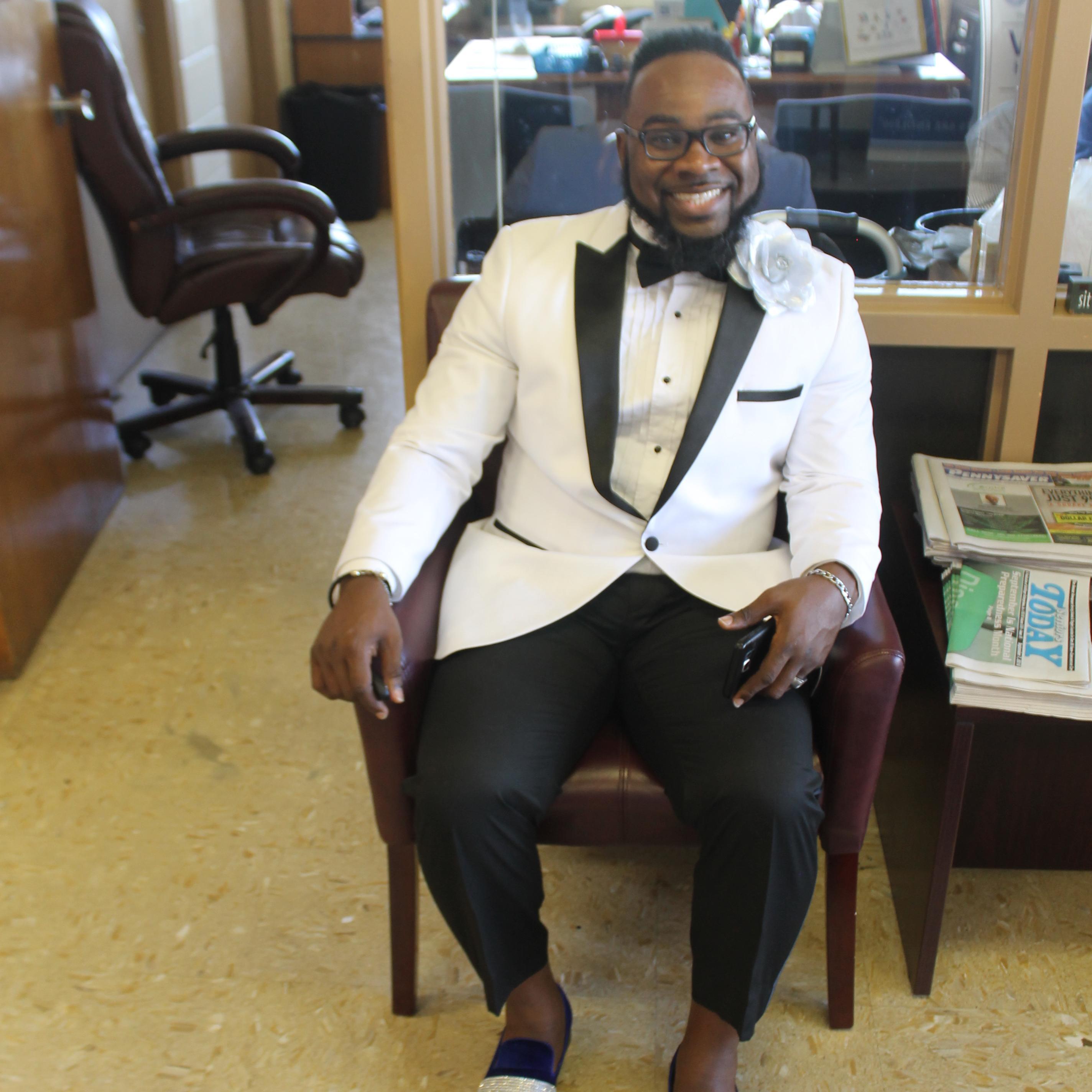 Pastor Jermaine Fuller enjoying himself