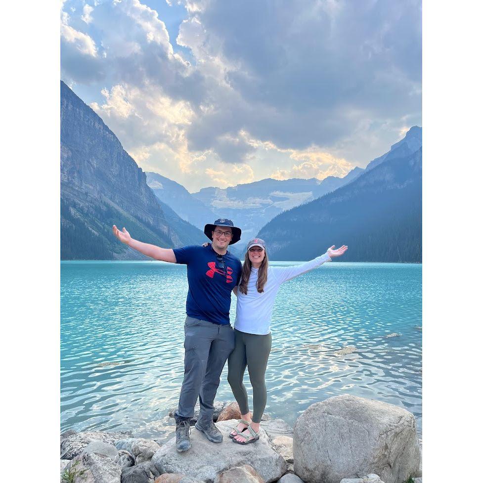 Behold! Lake Louise in Banff National Park.