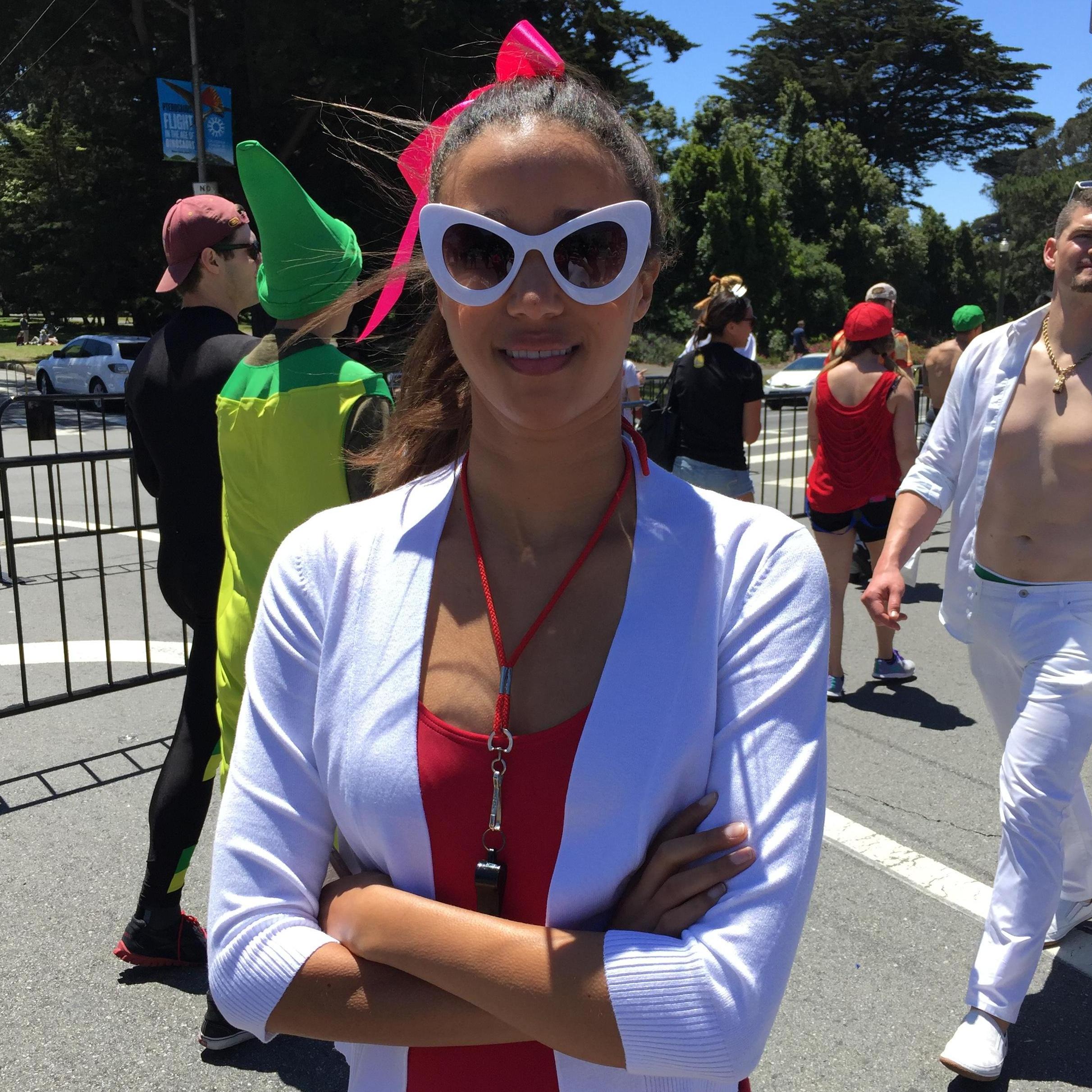 Wendy Peffercorn sighting at Bay to Breakers
