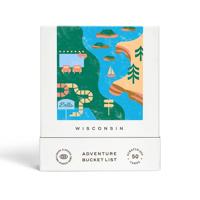 Wisconsin Adventure Bucket List: 50 Scratch-Off Cards for Outdoor Activities, Tourist Attractions, and Road Trips - Perfect Travel Gift and Guide for Exploring