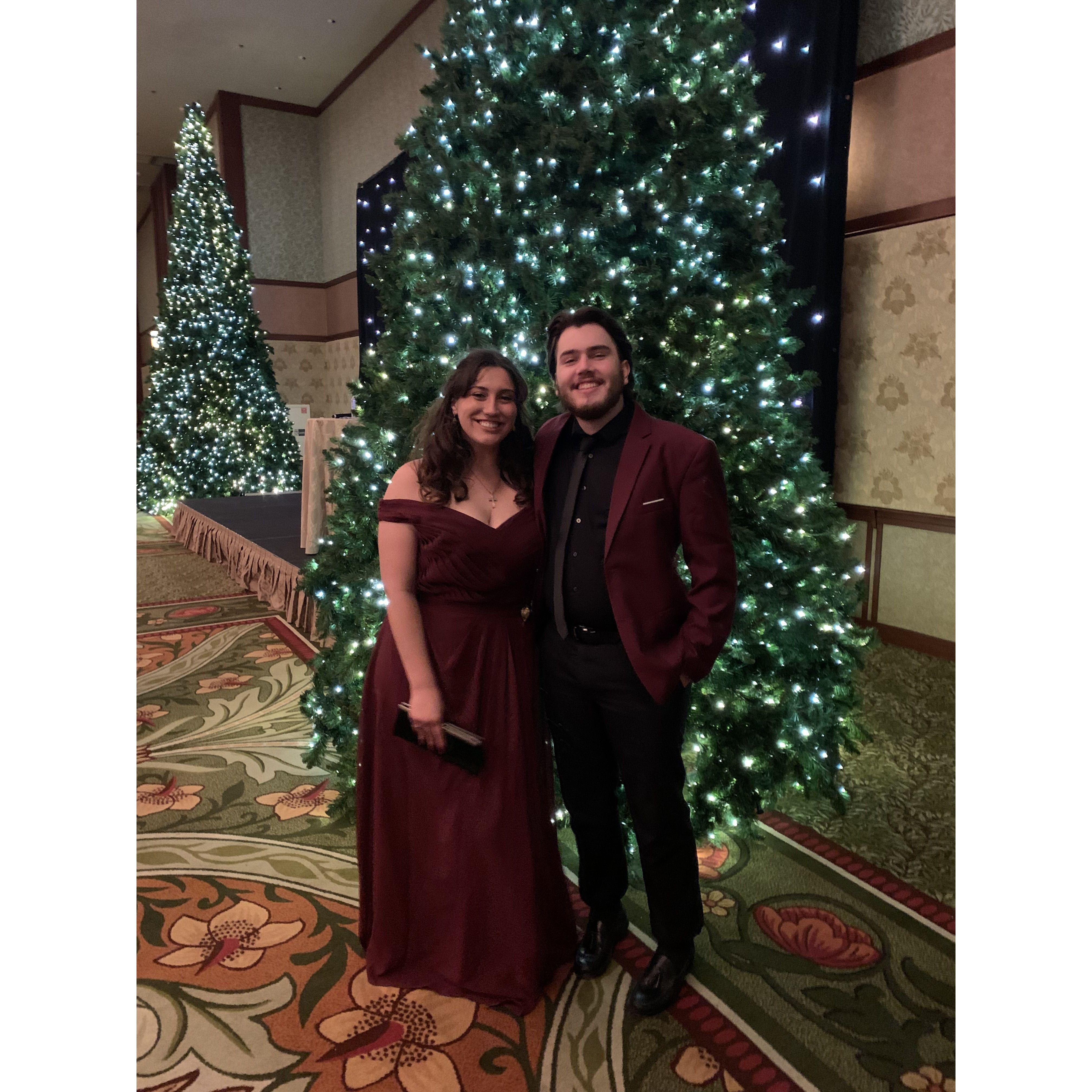 Yule ball at CBU, Winter 2021