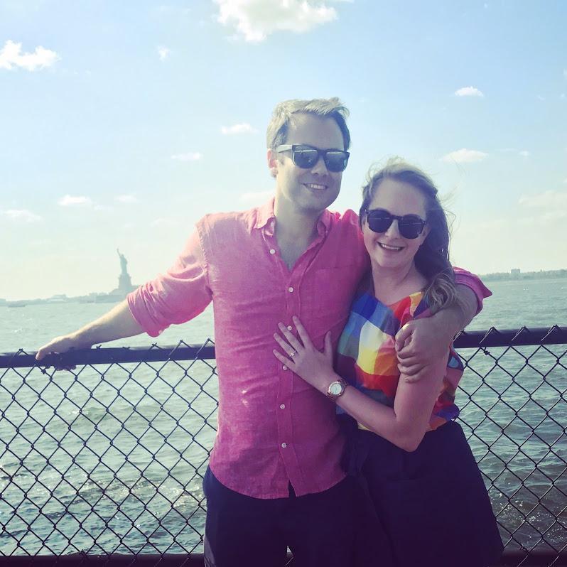 The day we got engaged! 8.4.17 - Labor day, Governors Island picnic.