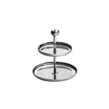 2-Tier Silver-Plated Dessert Stand                                                                                                                                Jardin d'Eden