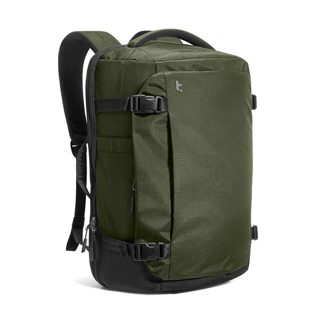 tomtoc Travel Backpack 28L, TSA Friendly Flight Approved Carry-on Luggage, Personal Item Travel Bag, Water-resistant Lightweight Business Rucksack, Durable Bag Fits 16 Inch Laptop
