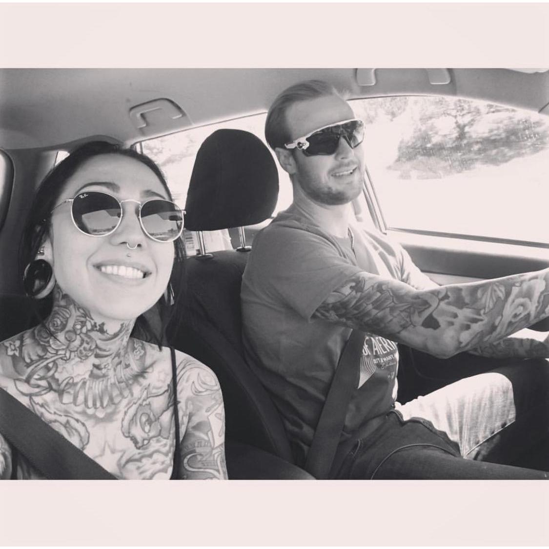 First road trip! Nicholas was going real fast!!