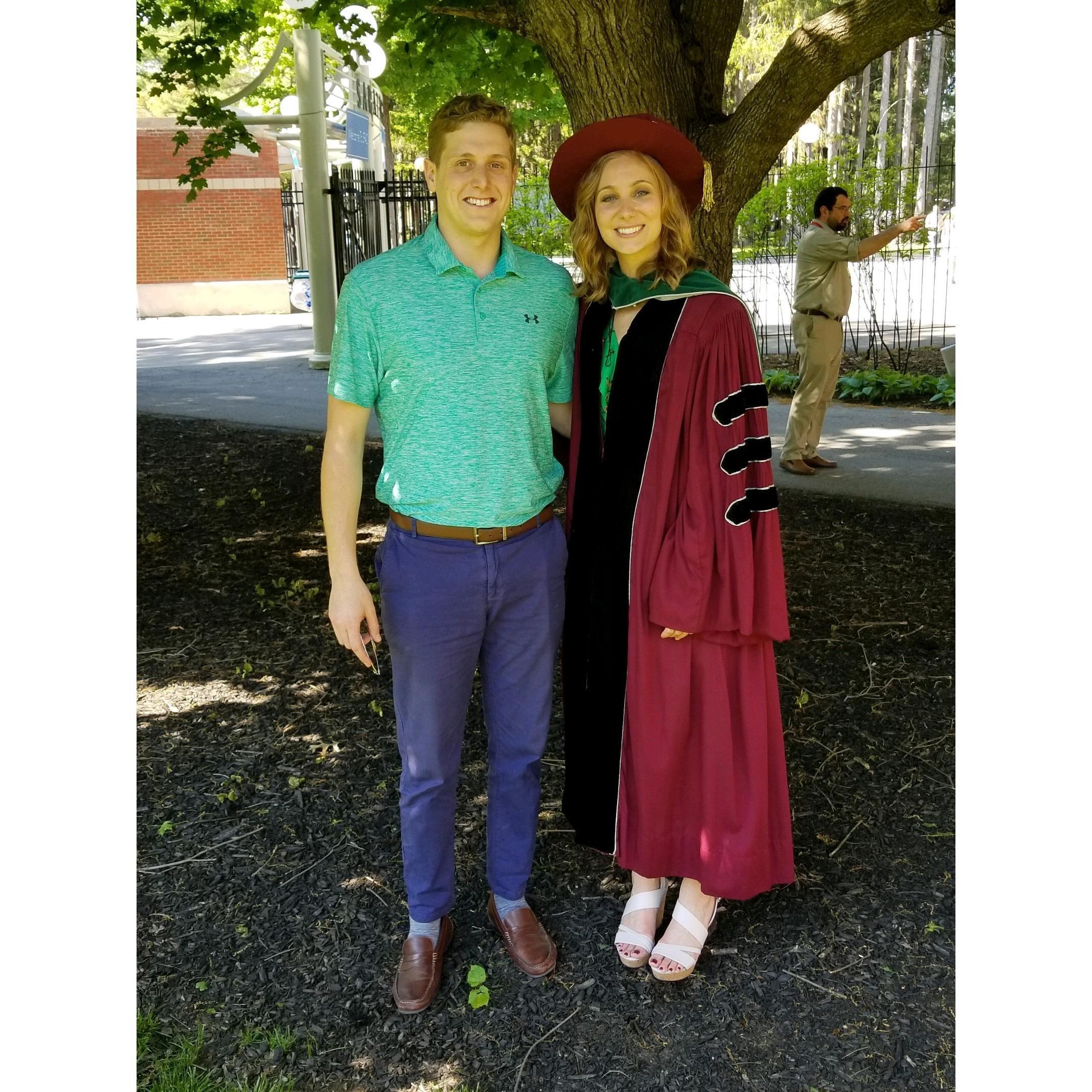 Graduation from medical school