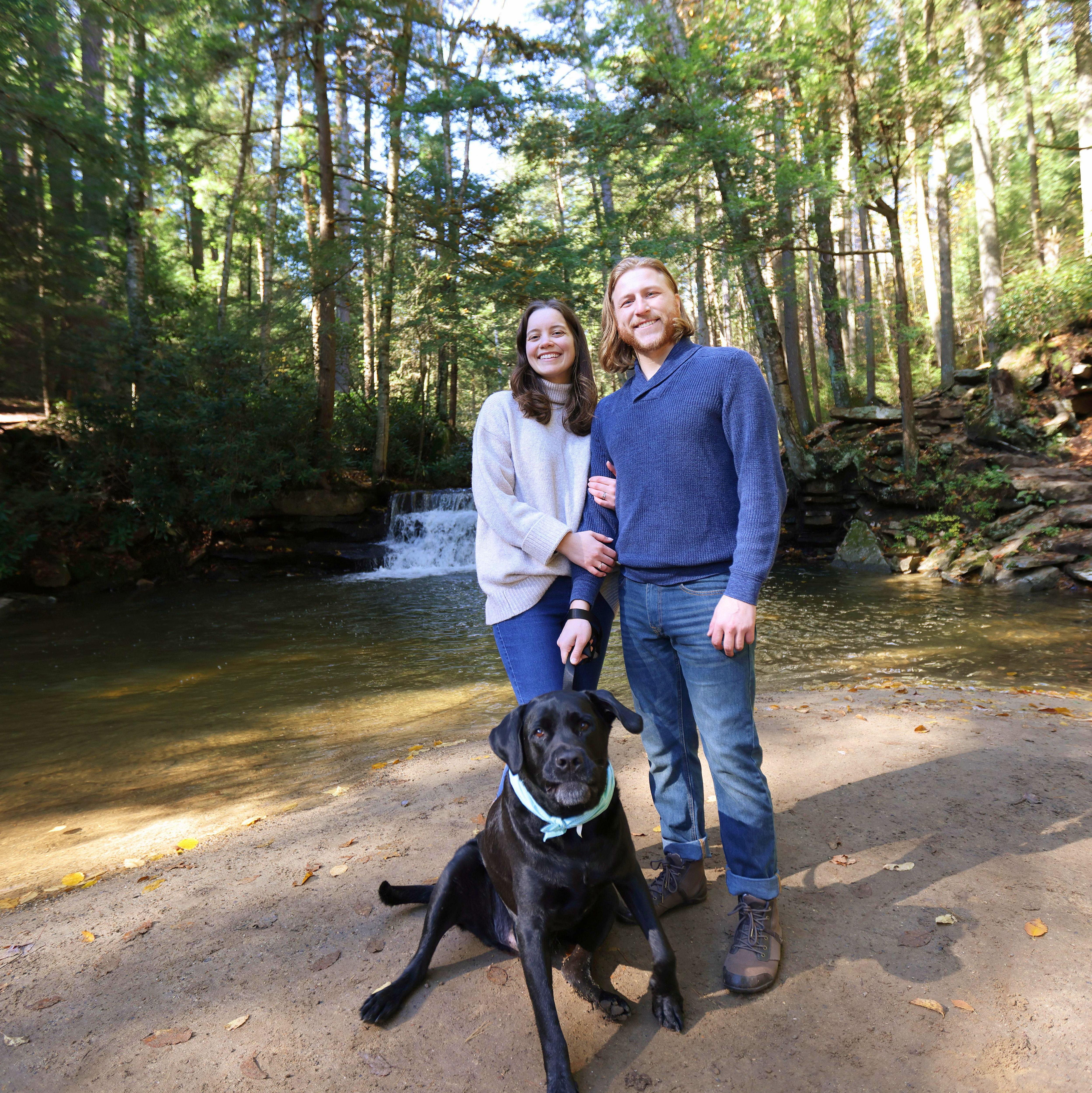 October 2023. Engagement Shoot at Swallow Falls State Park, Maryland.
