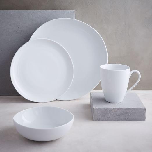 West Elm Organic Shaped Dinnerware Set of 16