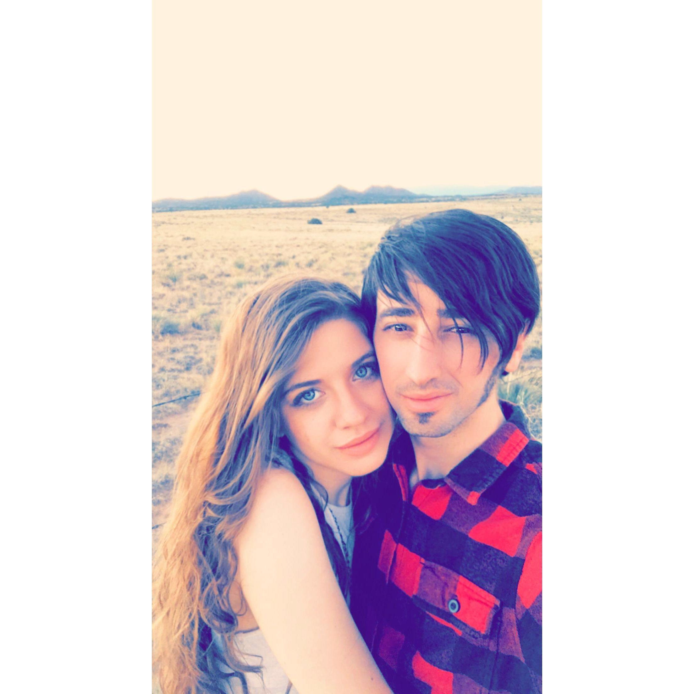 This was taken right after I told him that I loved him for the first time. #newmexico