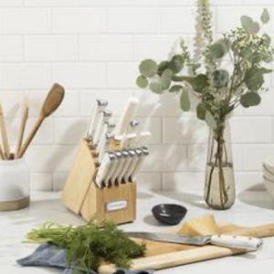 Classic Triple Rivet 15-Piece Knife Block Set C77WTR-15P