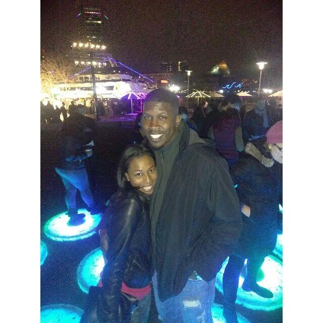 Picture taken when they went to a Light Show in Baltimore in 2017