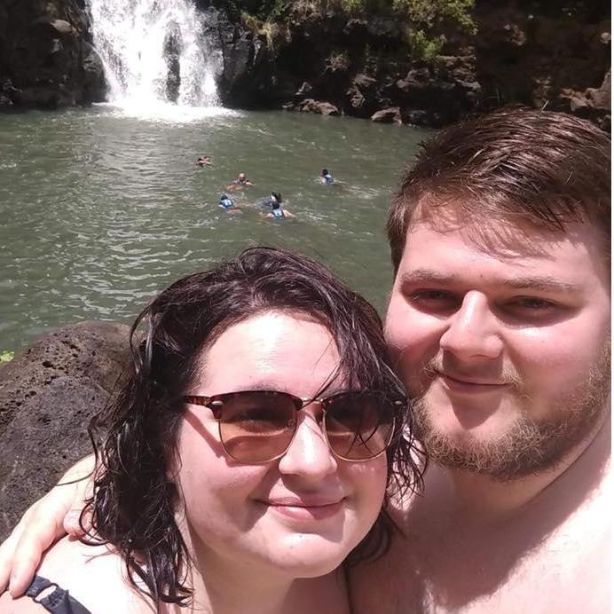 April 2018 - O'ahu, HI, round 1! Our first big plane ride together to the most beautiful island we had ever seen. We even swam in a waterfall.