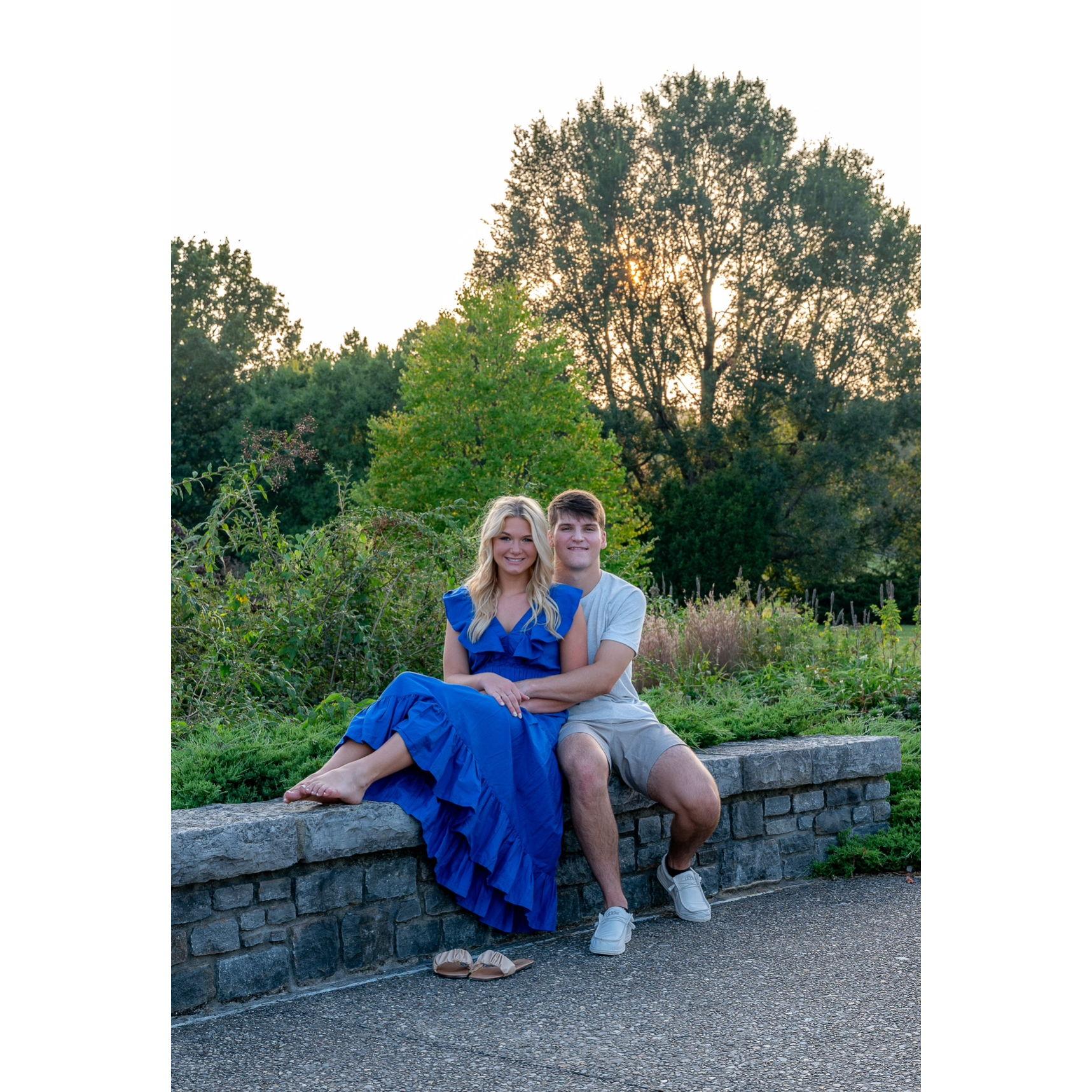 Our seven-year anniversary pictures done by Charlie's uncle, Wayne!