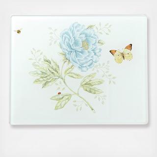 Butterfly Meadow Kitchen Small Glass Food Board by Macy's