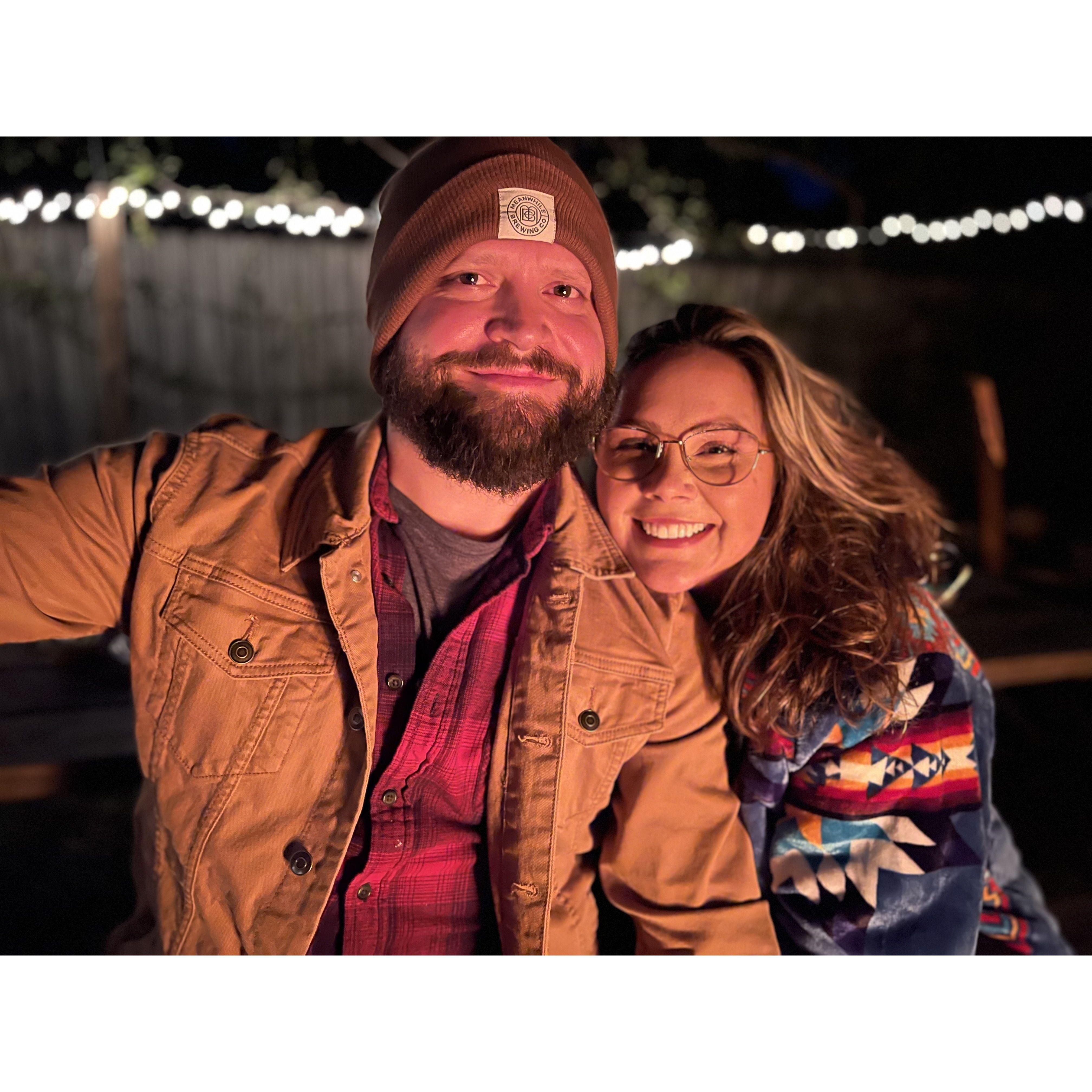 We love nights around a fire pit.