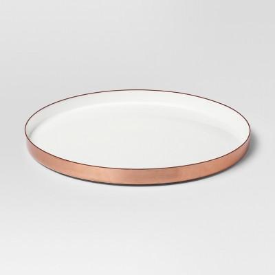 Enamel Tray Large - White/Copper - Project 62™