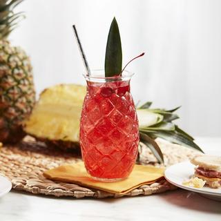 Pineapple Tiki Glass, Set of 4