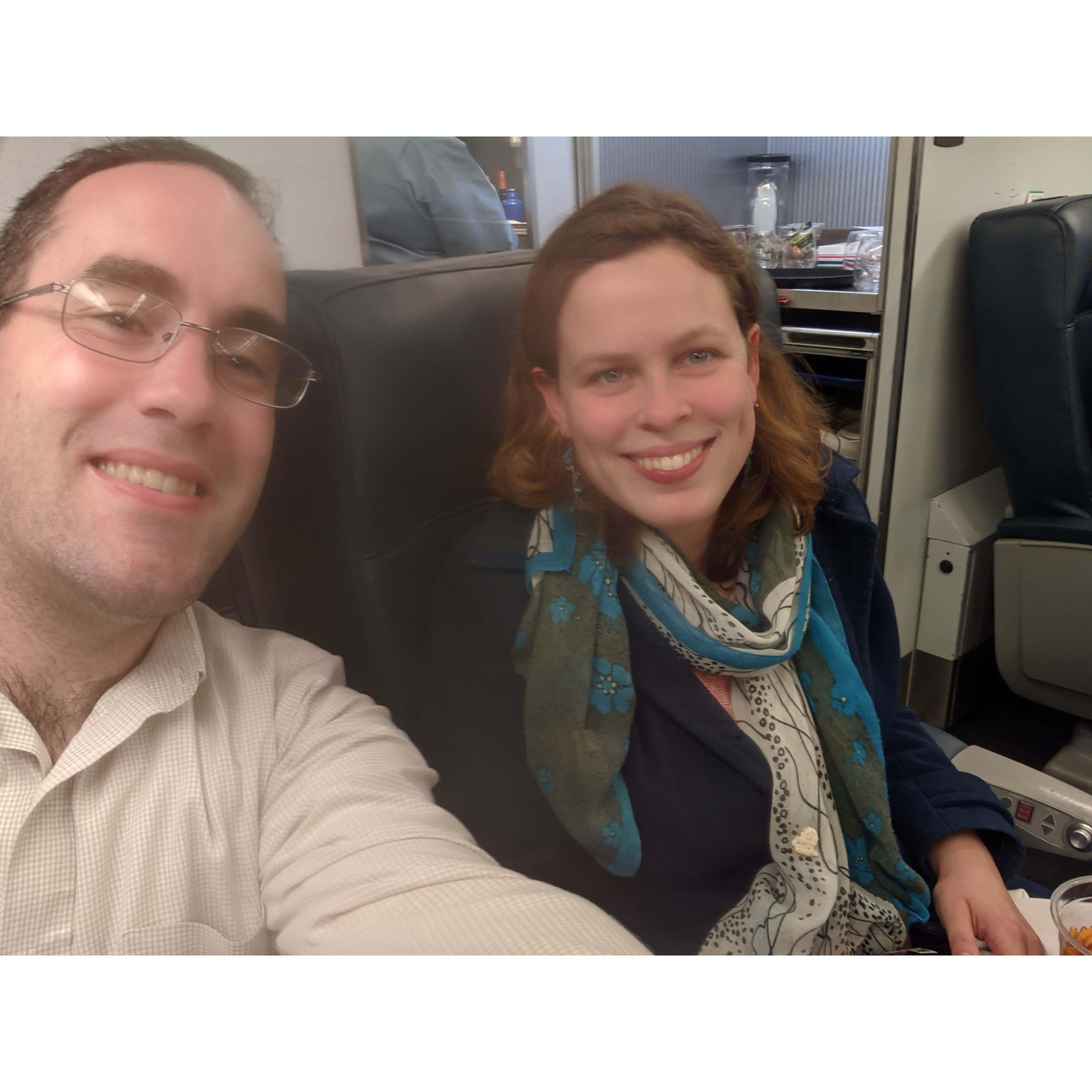We took a day trip to Philadelphia, and Michael surprised Christine with an Acela train back to DC. It was surprisingly bumpy.