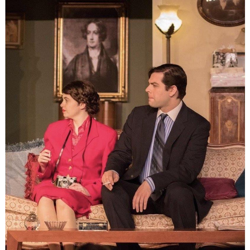 A couple photos from our first show together, The Philadelphia Story, back in 2017